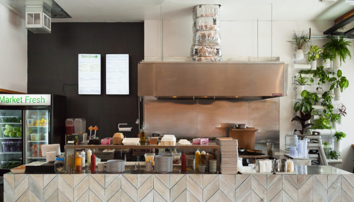 falafel salam front kitchen falafel salam west seattle front kitchen