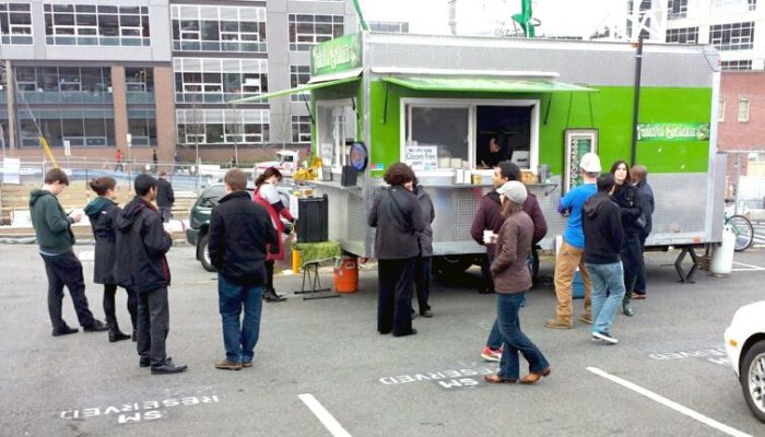 food-truck-opening Falafel Salam food-truck at South Lake Union